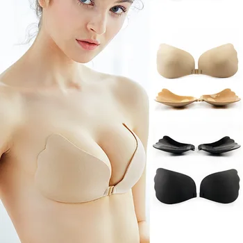 

Invisible Bra Seamless Silicone Chest Paste Invisible Underwear Anti Emptied Push-up Pulling Silicone Milk Paste