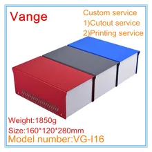 1 шт./лот wifi маршрутизатор Ретранслятор электроники коробки diy 160*120*280 мм железный лист корпуса КОРПУСА ДЛЯ печатная плата для управления производственным процессом