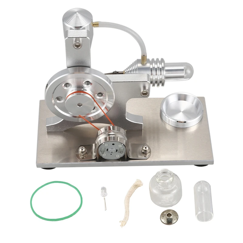 

Hot Air Stirling Engine Model Physical Motor Power Generator Educational Science Experimental Toys