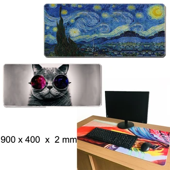 

Extra Large Mouse Pad Gamer Anti-slip Rubber Pad Mat Gaming Mousepad Desk Mat Pads For Overwatch World Of Warcraft 2 CS GO LOL
