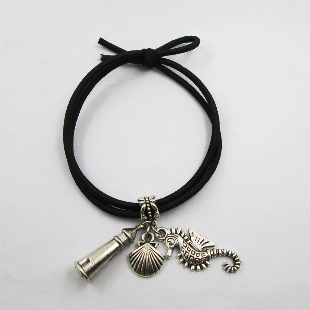 

Ocean Lover Charm Elastic Hair Bands Ponytail Hair Accessories 65-70mm For Hair And Hand Unisex All Age Birthday Gift