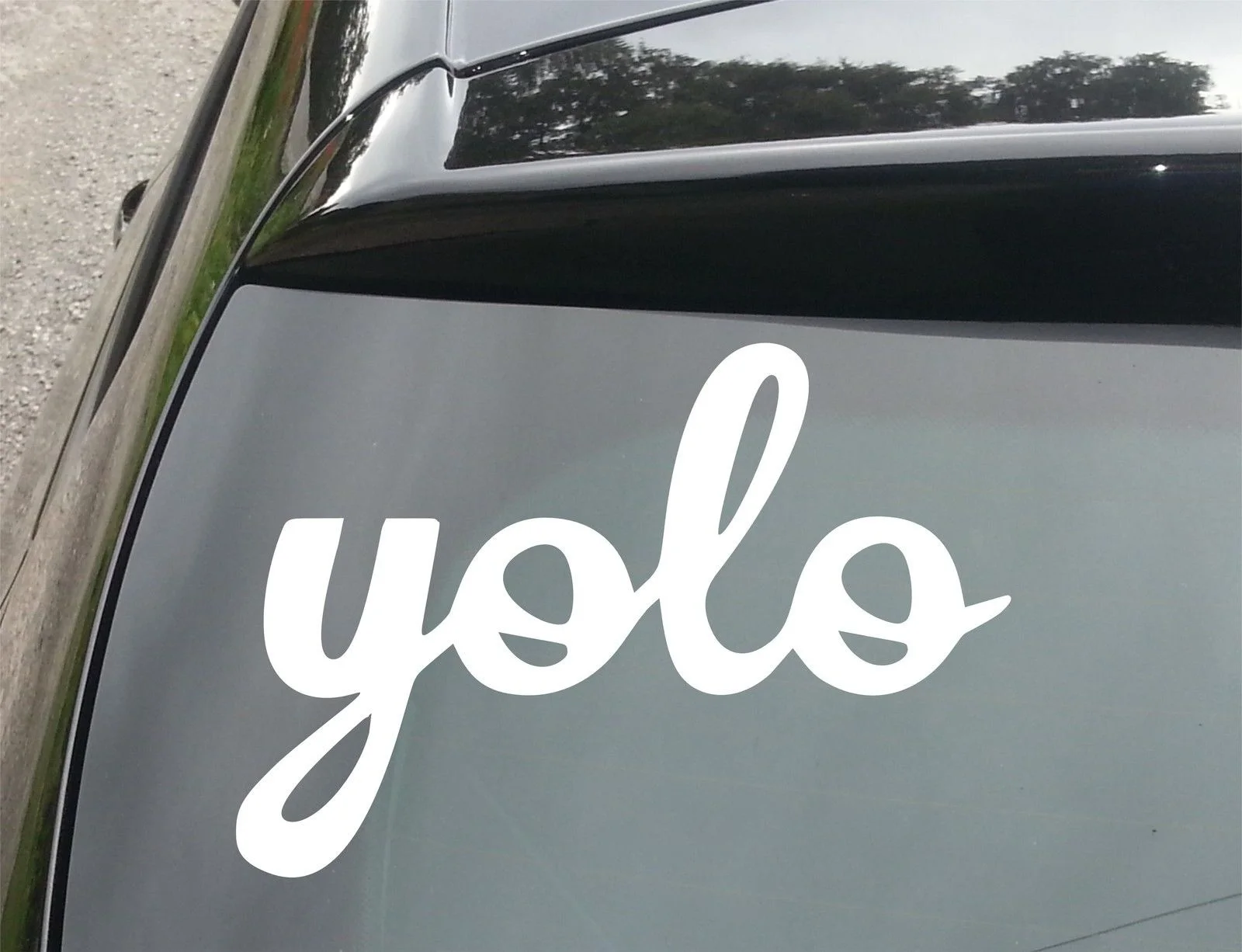 Виниловая наклейка YOLO с забавными окошками и | Игрушки хобби