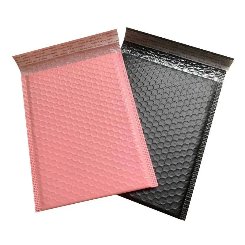 50pcs Matte Pink Multi-purpose Packaging Bags, Suitable For School, Office,  Express Delivery