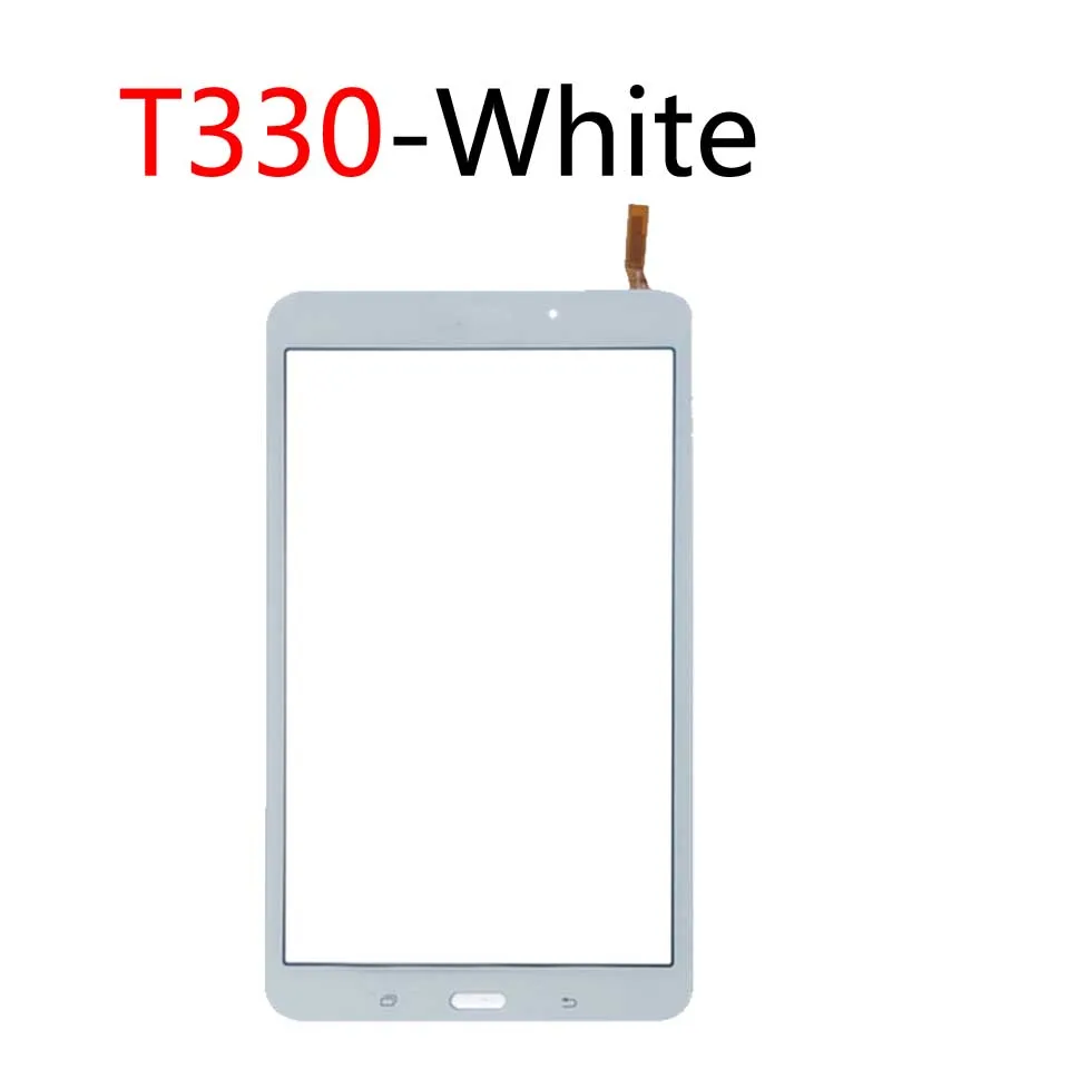 Для samsung Galaxy Tab 4 8,0 T331 t335 T330 сенсорный экран дигитайзер панель Стекло Объектив ЖК-дисплей планшет сенсорный экран Замена - Цвет: T330-White-No tool