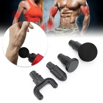 

4pcs 19mm Caliber Body Relaxation Fascia Massager Gun Replacement Head Massage Head Set Pain Relieve Therapy Health Care