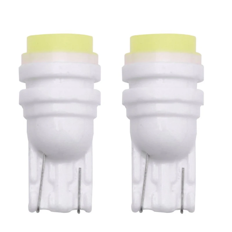 Белый DC12V T10 194 W5W COB керамический корпус 1 5 W Автомобильный внутренний светодиодный