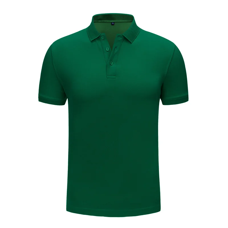 Green YOTEE Летняя Повседневная деловая рубашка поло высокого качества с коротким рукавом персональная группа компаний Заказная Хлопковая мужская и женская рубашка на заказ - Цвет: Green