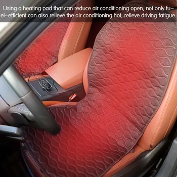 

Hot 2pcs Car Heated Seat Cushion Heating Pad Cover Hot Warmer with Built-In Thermostat Separated Control HI/LO Mode for Cold