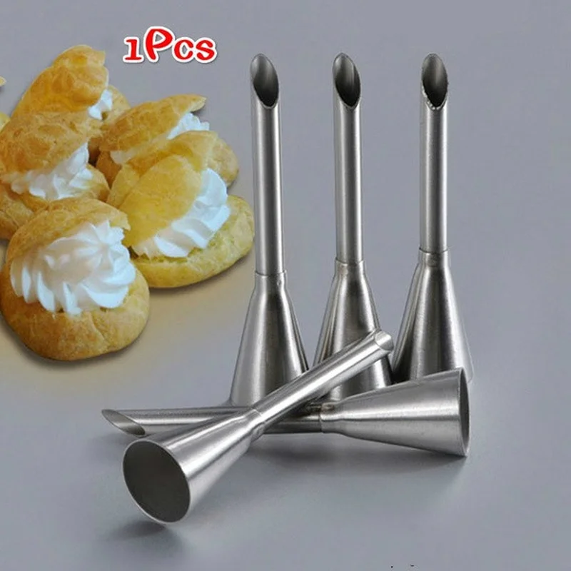 

Cream Puffing Icing Piping Stainless Steel Nozzles Tips Fondant Cake Decorating Sugar Craft Dessert Pastry Tool