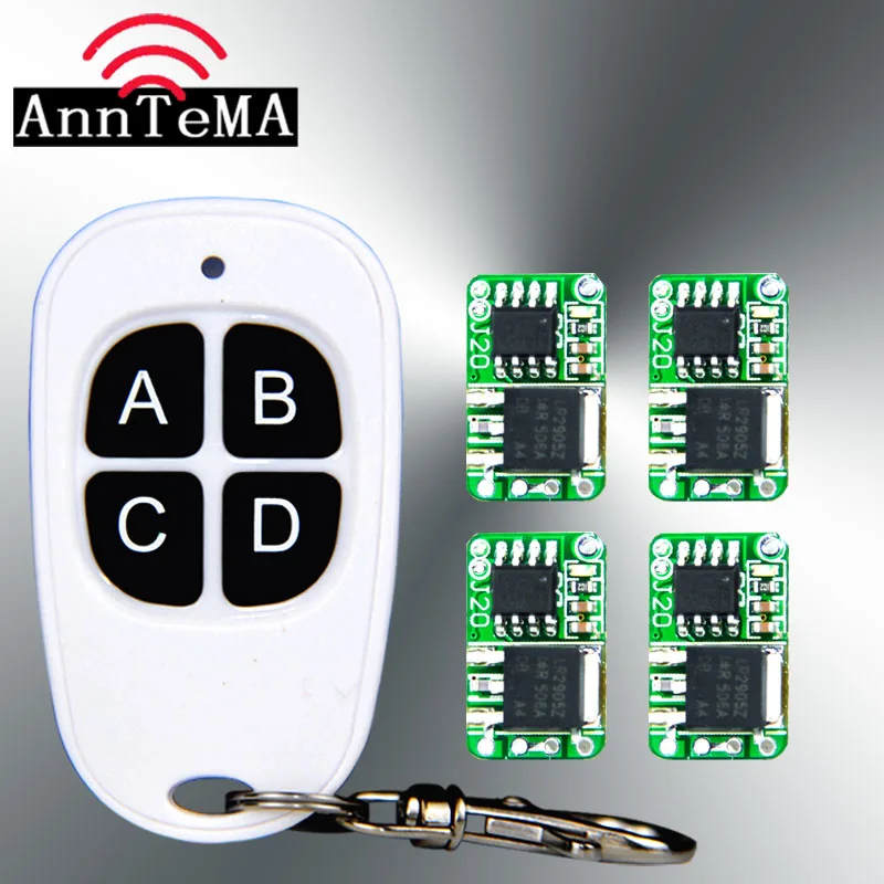 

3.7V-12V2A Wide Voltage Battery Power Supply Led Light Small Switch Module Power Off Wireless Remote Control Switch