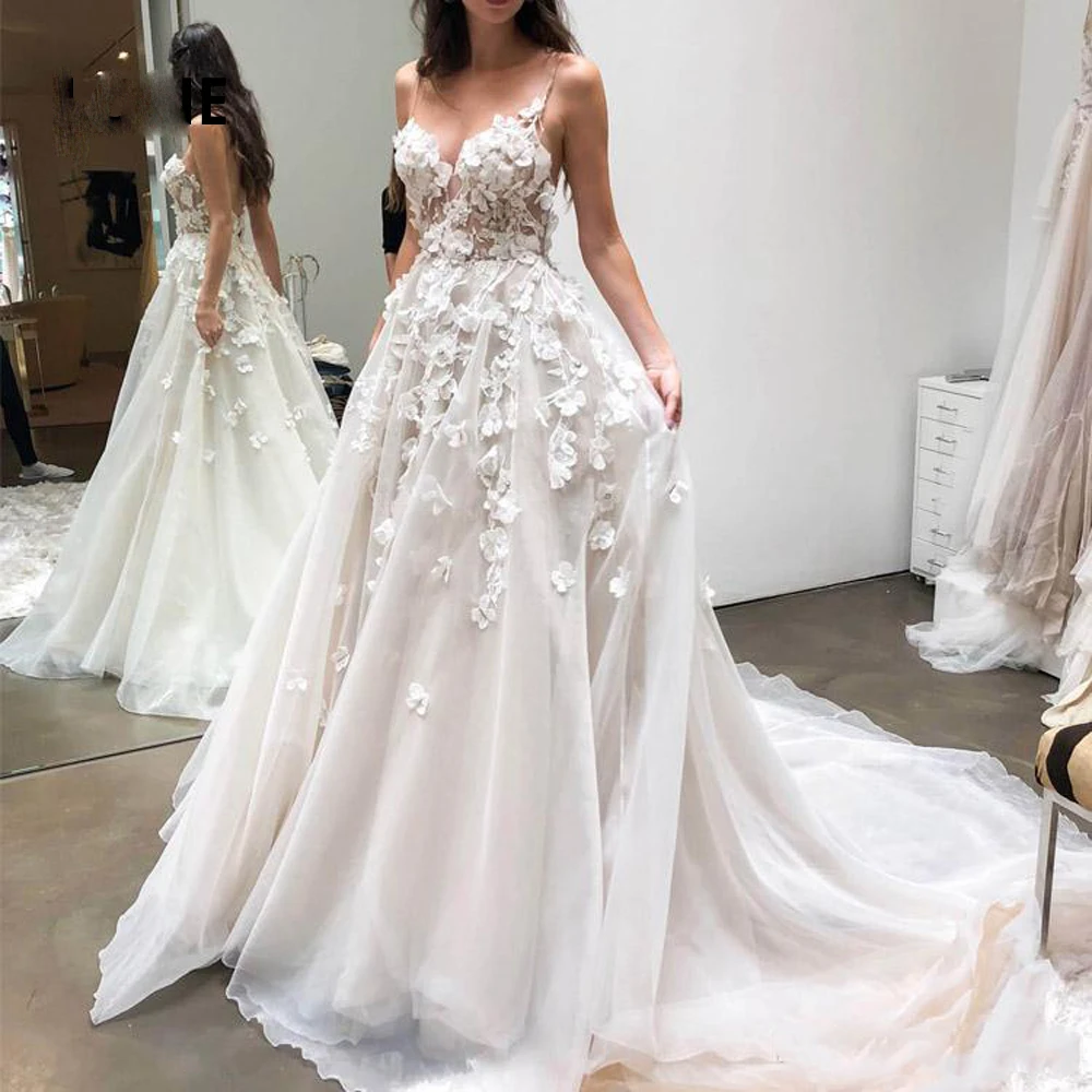 LORIE-Spaghetti-Strap-Beach-Wedding-Dress-2020-Elegant-Lace-Appliqued-Chiffon-Boho-Bridal-Gowns-Princess-Wedding