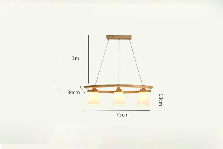 LukLoy скандинавский подвесной светильник, деревянная Подвесная лампа бар стойка, Светильники для спальни, светодиодные светильники, кухонный светильник, лампа Лофт, деревянный подвесной светильник
