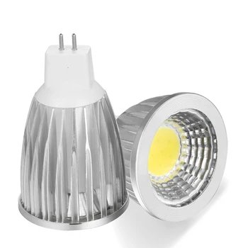 

1X High Power Lampada Led MR16 COB 9 W 12 W 15 W Led Cob Spotlight Cool White 16 12V Lamp Gu 5.3 /110V/ 220V
