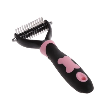 

2020 New Dog Pet Brush Dematting Grooming Deshedding Tool Trimmer Comb Rake 10/13/18 Blades