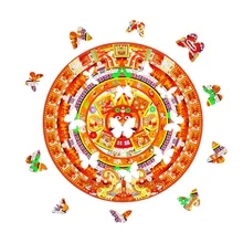 Puzzle Mural 3D en bois pour enfants, jouet éducatif, assemblé, décoloration animale, bricolage, 400g, offre spéciale