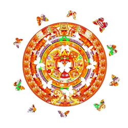 Venda quente 3d quebra cabeça de madeira mural crianças brinquedo educacional heteromórfico animal descoloração montado brinquedo diy 400g jigsaw