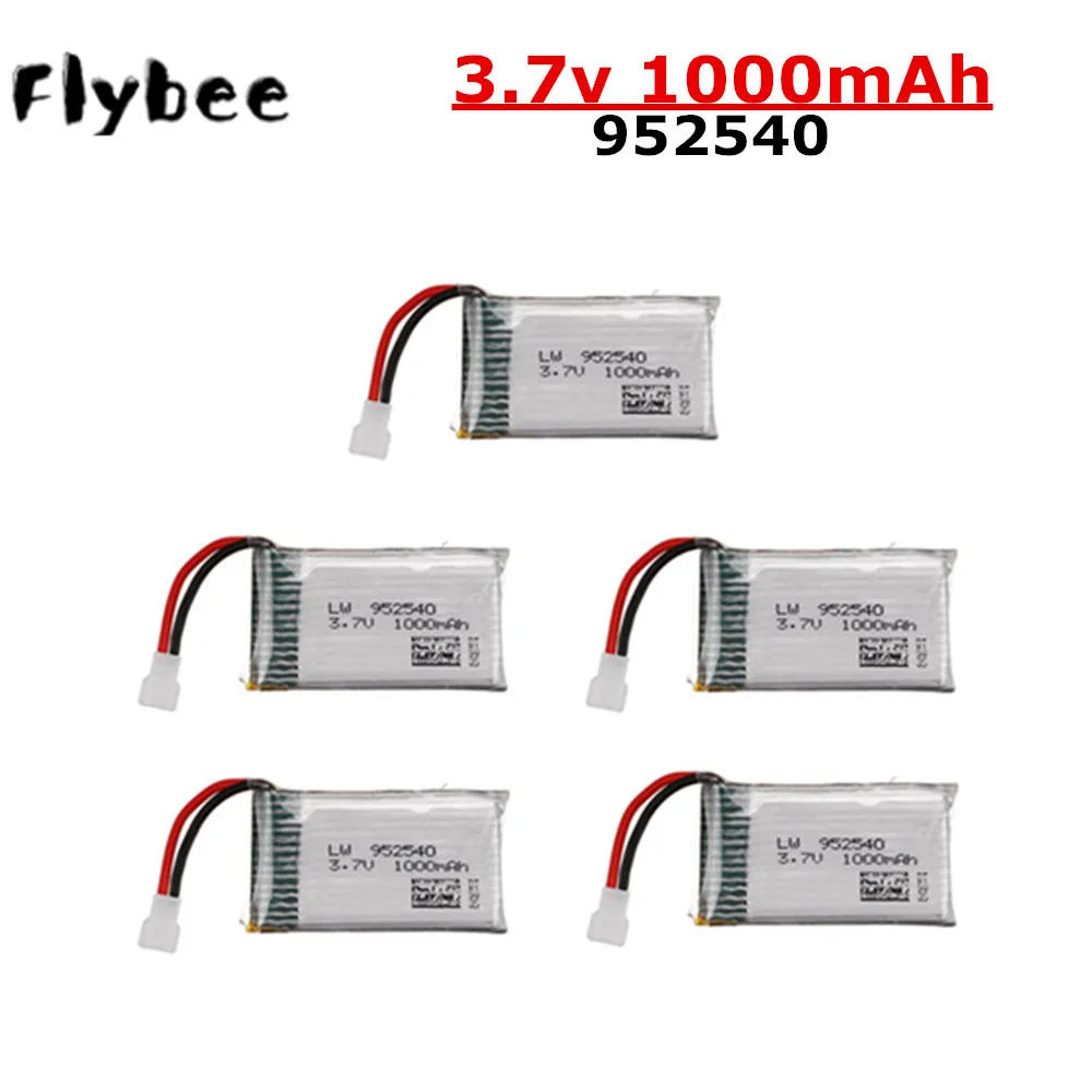 3 7 в 1000 мАч 25C Li-PO батарея 952540 для Syma X5 X5C X5C-1 X5S X5SW X5SC V931 H5C CX-30 Квадрокоптер запасные