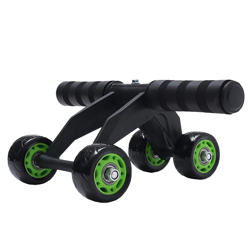 HIINST 4 Rollers Ab Roller Abdominal Muscle Training Machine Home Gym Belly Equipment Sport 427 | Спорт и развлечения