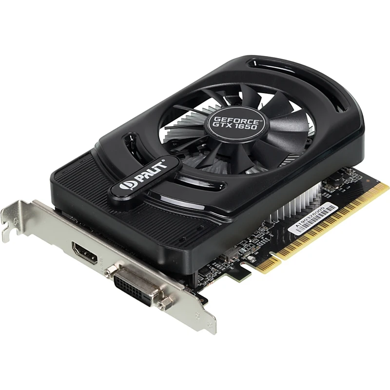 Видеокарта PALIT nVidia GeForce GTX 1650, PA-GTX1650 STORMX OC 4G