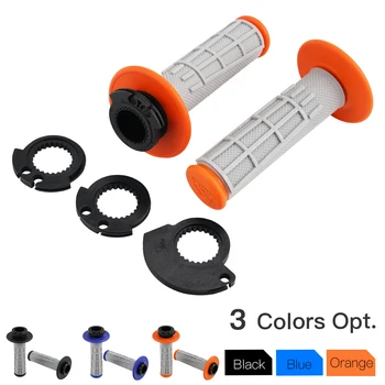 

Motorcycle Handlebar Lock-on Grips Set Left & Right For KTM EXC EXC-F SX SX-F XC XC-F XC-W TPI SIX DAYS 125-500 2008-2020 2019