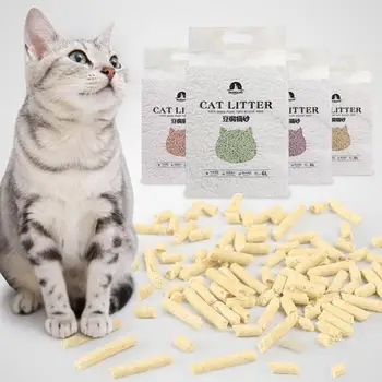 

6L Biodegradable Fast Clumping Natural Green Tea Fresh Tofu Corn Cat Litter 2020