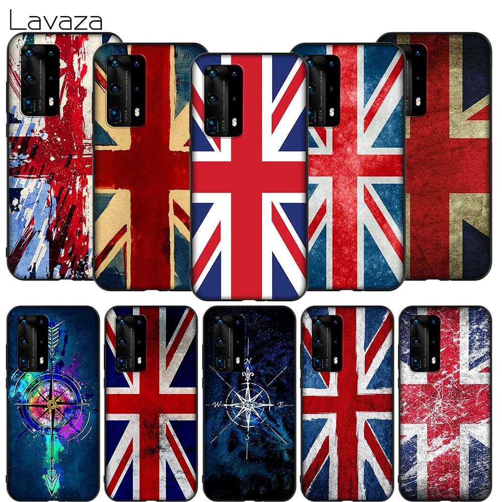 WEBBEDEPP England British English Uk Flag Soft Case for Huawei Honor 30 P40 V30 Nova 6 7 SE Pro Max Cover | Мобильные телефоны и