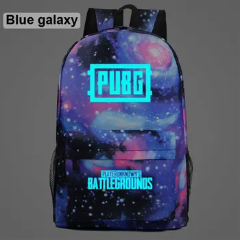 

2019 Luminous Game PUBG Winner Chicken Dinner Galaxy Plaid Children School bag Teenagers Student Schoolbags Women Men Backpack
