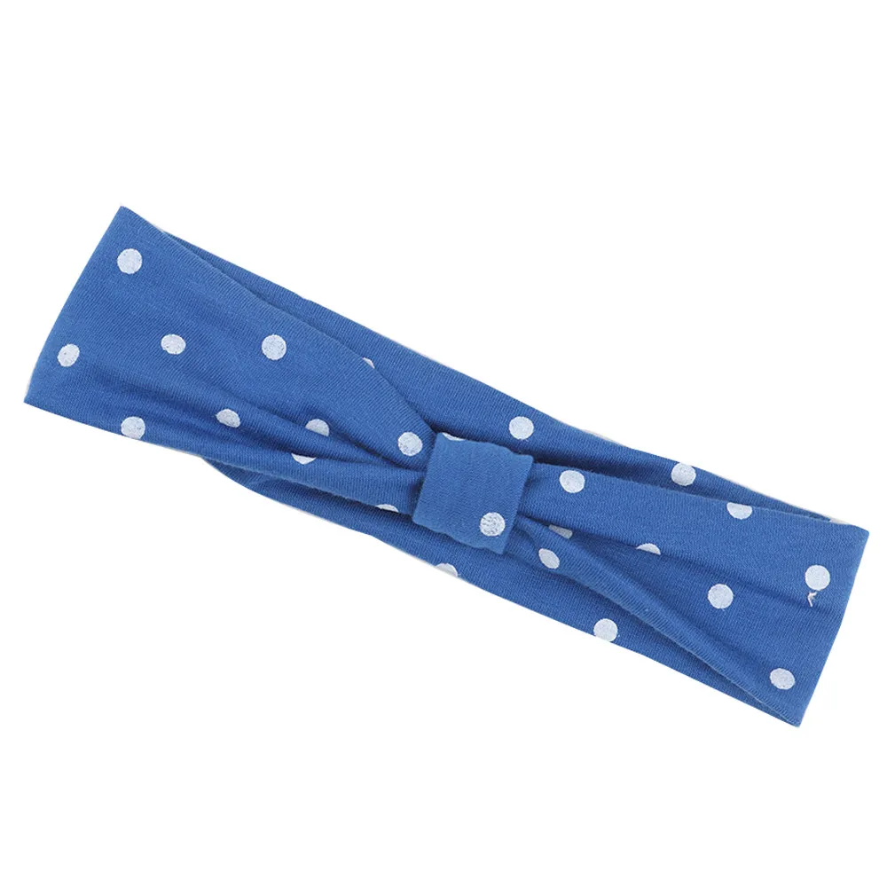 Cute Baby Toddler Infant Headband Girls Bow Polka Dot Knot Headband Stretch Hairband Headwear hair accessoriesbaby 