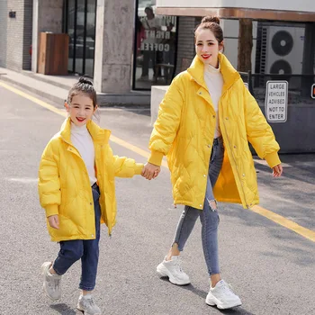 

Mommy and Me Down Coats Inside 90% Duck Fur Mother Daughter Dresses Winter Christmas Family Matching Clothes Pajamas Set Outfits