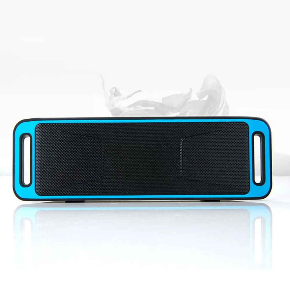 

S208 Portable Outdoor Bluetooth Speaker Column HD Stereo Bass Wireless Sound Box TF/FM/U Disk MP3 Player Speakers With Mic