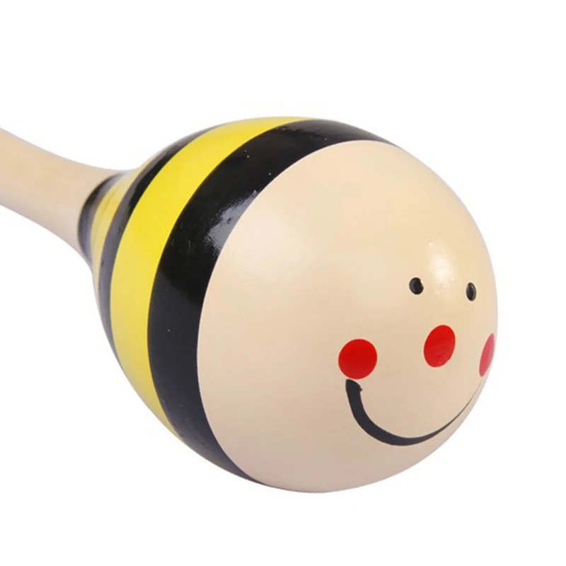 Wooden Baby Rattle toys for baby 0-12 months Sand hammer for Listening Practice Musica toy for Educational brinquedos