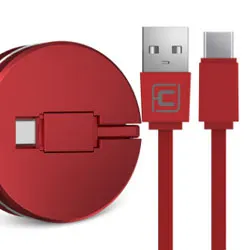 Кабель Cafele usb type-c 1 м телескопические кабели Micro Usb для IPhone Xs Max Xiaomi Mi9 huawei Red rice Note Android samsung Oppo - Цвет: Micro Red