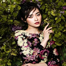 Модный большой цветок на черном платье из жаккардовой ткани ШИТЬЕ ПАТЧ текстиль diy полиэстер tissu ткань C884