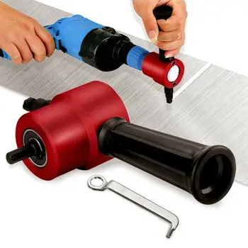 

Double Head Nibble Metal Cutting Sheet Nibbler Saw Cutter Drill Accessories Uk