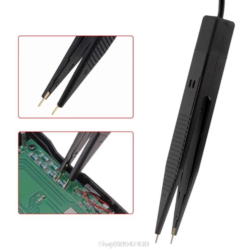 SMT SMD Chip Resistance Test Clip Grip свинцовый зонд мультиметр измеритель конденсатор Пинцет O09