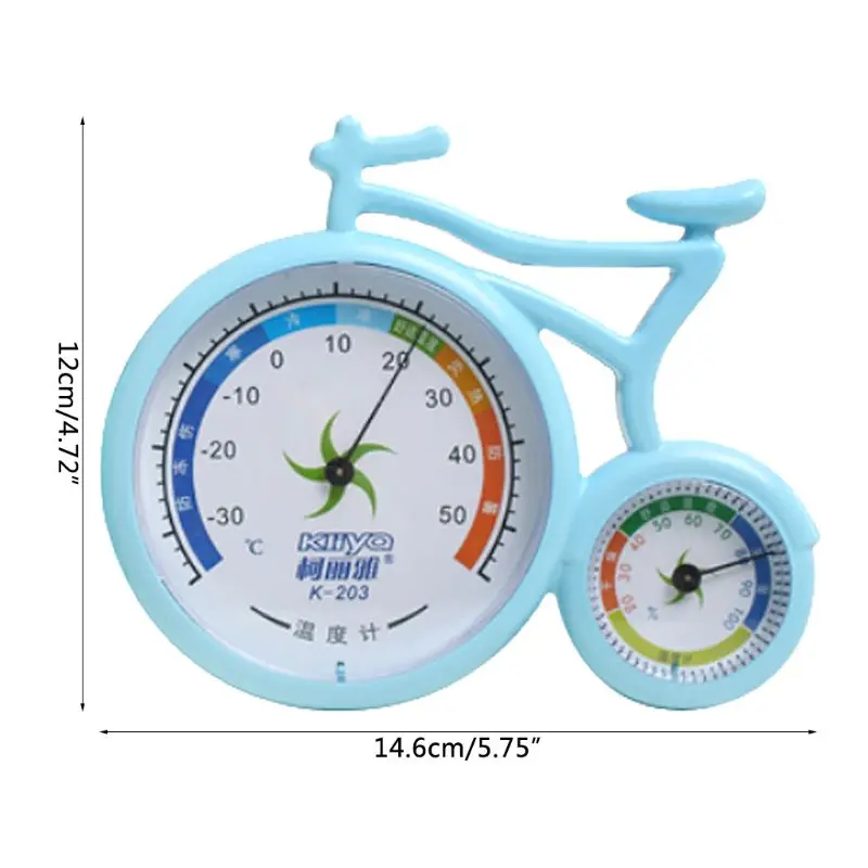 Велосипед в форме велосипеда датчик влажности гигрометр закрытый термометр измеритель температуры тестер для гостиной офиса