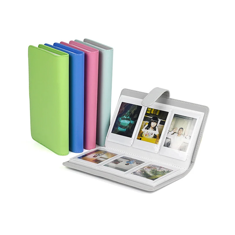 Мини пленка Instax Mini, 1 шт., чехол из искусственной кожи, хит продаж, мгновенный фотоальбом, популярный, высокое качество, 3 дюйма, 96 карманов|Фотоальбомы| | АлиЭкспресс