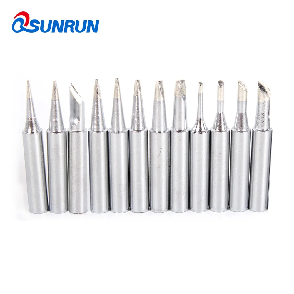 Solder Screwdriver 12pcs/10Pcs/5pcs Electric Iron Tip 900M-T for akko Soldering Rework Station Welding Repair Tool | Инструменты