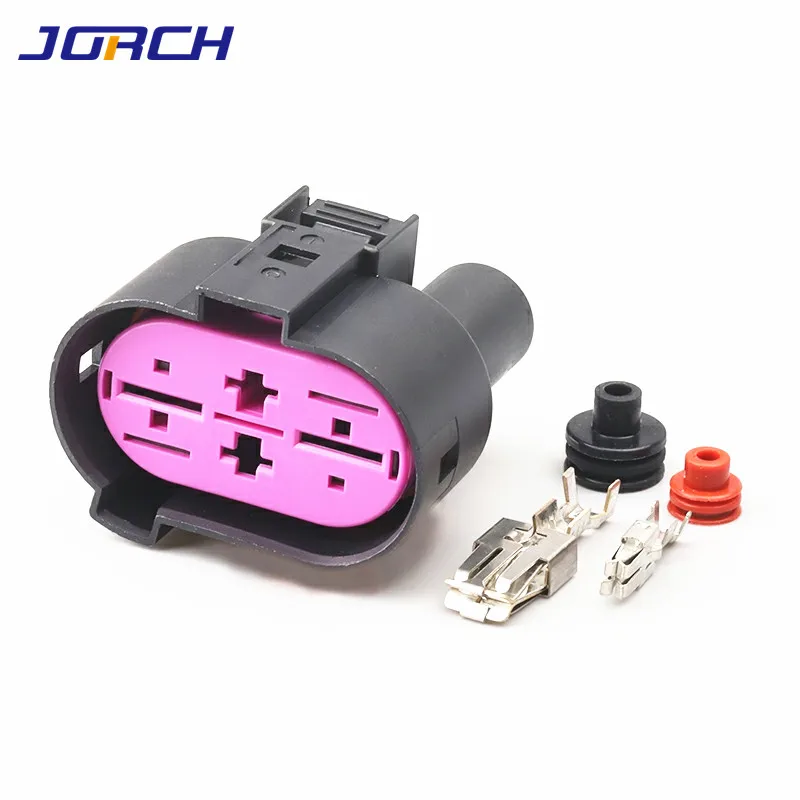 4pin automóvel conector híbrido série macho 1j0906234