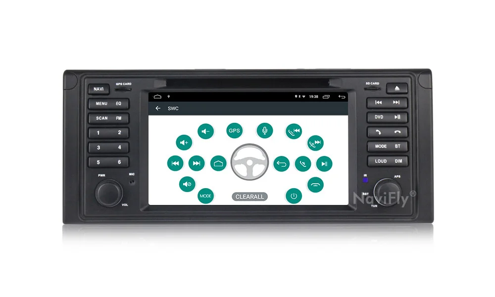 Perfect NaviFly Android 9.1 GPS multimedia player for BMW X5 E53 1999-2005 2006 E39 1995 1996 1997-2003 Car radio BT AM Quad core 2+32G 17