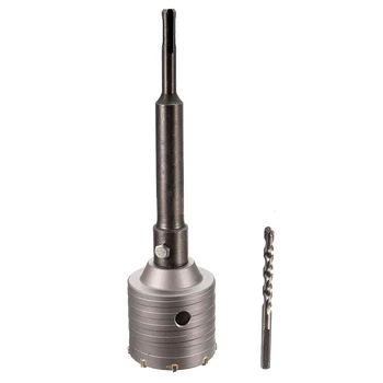 

Shank Drill Bit 65mm Wall Hole Saw 200mm Rod For Concrete Cement Stone