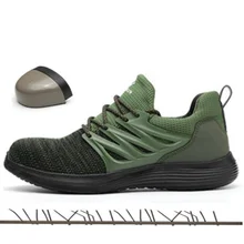 Неубиваемая обувь Райдера; защитные ботинки для мужчин и женщин; защитная обувь со стальным носком; Мужская Рабочая обувь; роскошные фирменные дизайнерские кроссовки