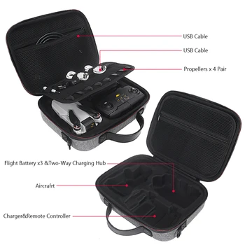 

Waterproof Carrying Case for DJI Mavic Mini Drone Accessories Shockproof Storage Bag Travel Case Protective Cover