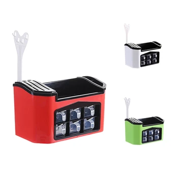 

Seasoning Box Set Household Combination Seasoning Box Storage Shelf Storage Box Spice Rack Kitchen Rest
