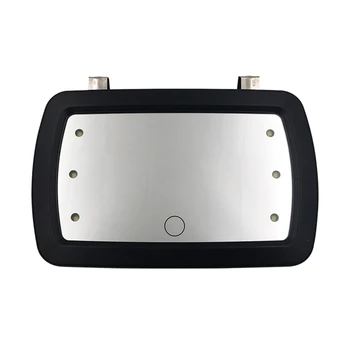 

1Pcs Universal Car Interior Mirror LED Contact Switch Makeup Mirror Sun Visor High Clear Interior HD Mirror 170x110Mm