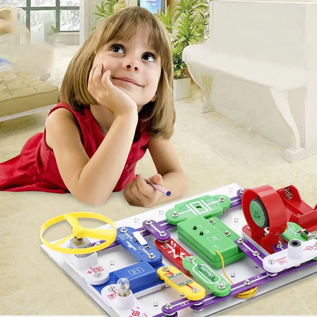 

335 Multicolor Electronics Discovery Kit Smart Electronics Block Kit Educational Science Kit Toy Best DIY Toys for Children