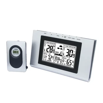

Multi-function Wireless Luminous LCD Weather Forecast Clock Weather Station Clock Hygro Thermometer with Temperature and Humidit