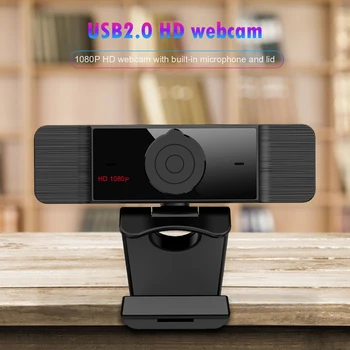 

1080P Full HD USB Web Camera with Microphone for Video Conference Live Streaming Digital USB Video Recorder Home Office
