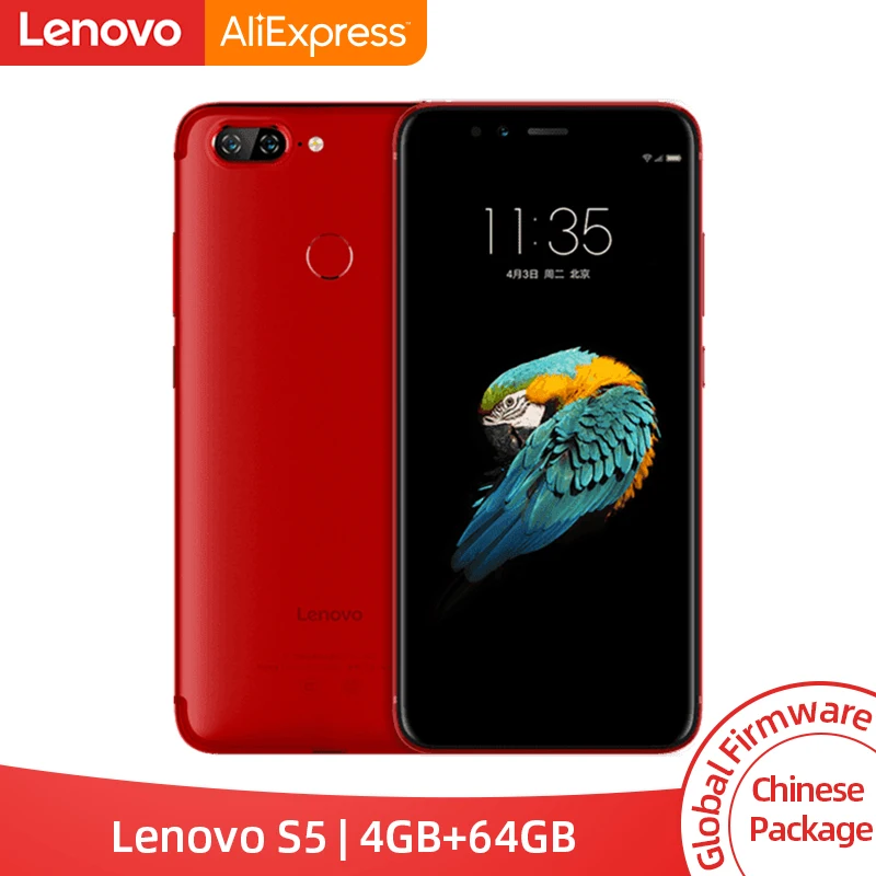 Глобальный Встроенная память lenovo S5 K520 4 Гб Оперативная память 64 Гб Встроенная память Смартфон Snapdragon 625 Octa core Dual тыловая 13MP спереди 16MP Face ID 4 K