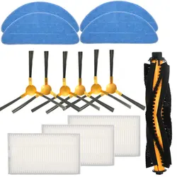 LIECTROUX – Lot d'accessoires pour aspirateur robot Proscenic,ensemble de brosse latérale, filtre HEPA et chiffon de nettoyage qui conviennent parfaitement aux modèles 800T, 820S et C30B, 